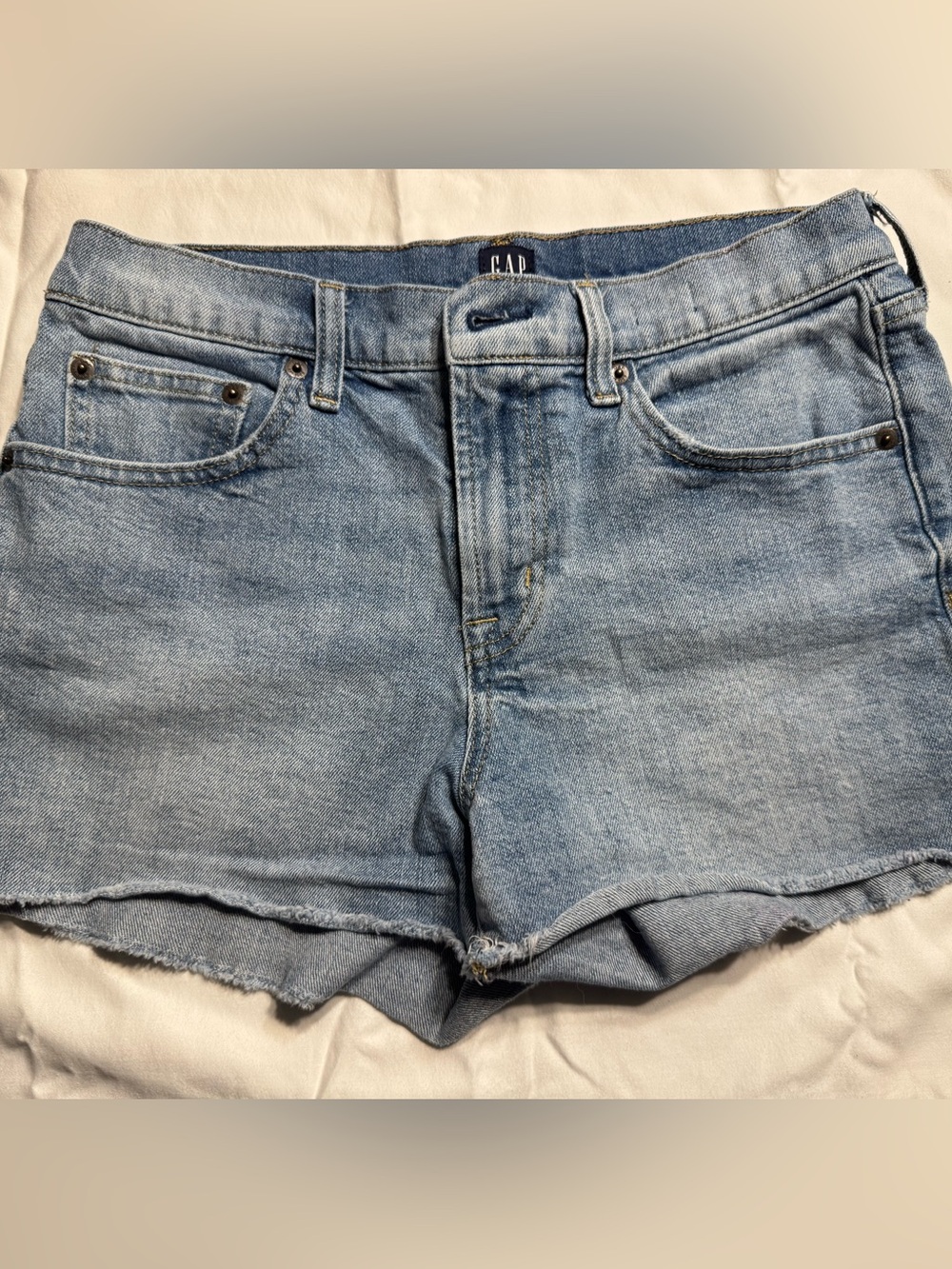 GAP Light Blue Denim Cutoff Shorts